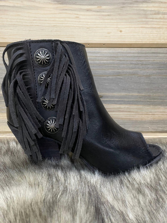 Slick Bootie with Fringe