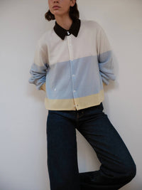 Cissa - Rugby Cardigan Sweater