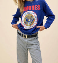 Daydreamer - Ramones Gold Seal Reverse Raglan Sweatshirt