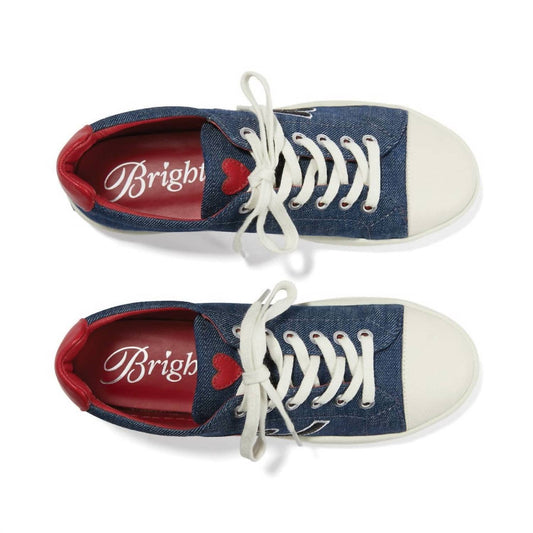 Brighton - Fashionista Love U Embroidered Sneakers