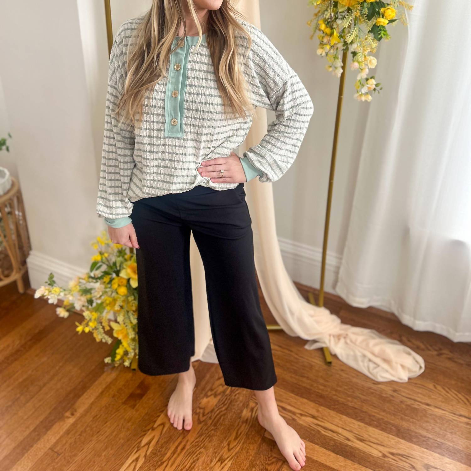 Lovely Melody - Emily Stripe Top