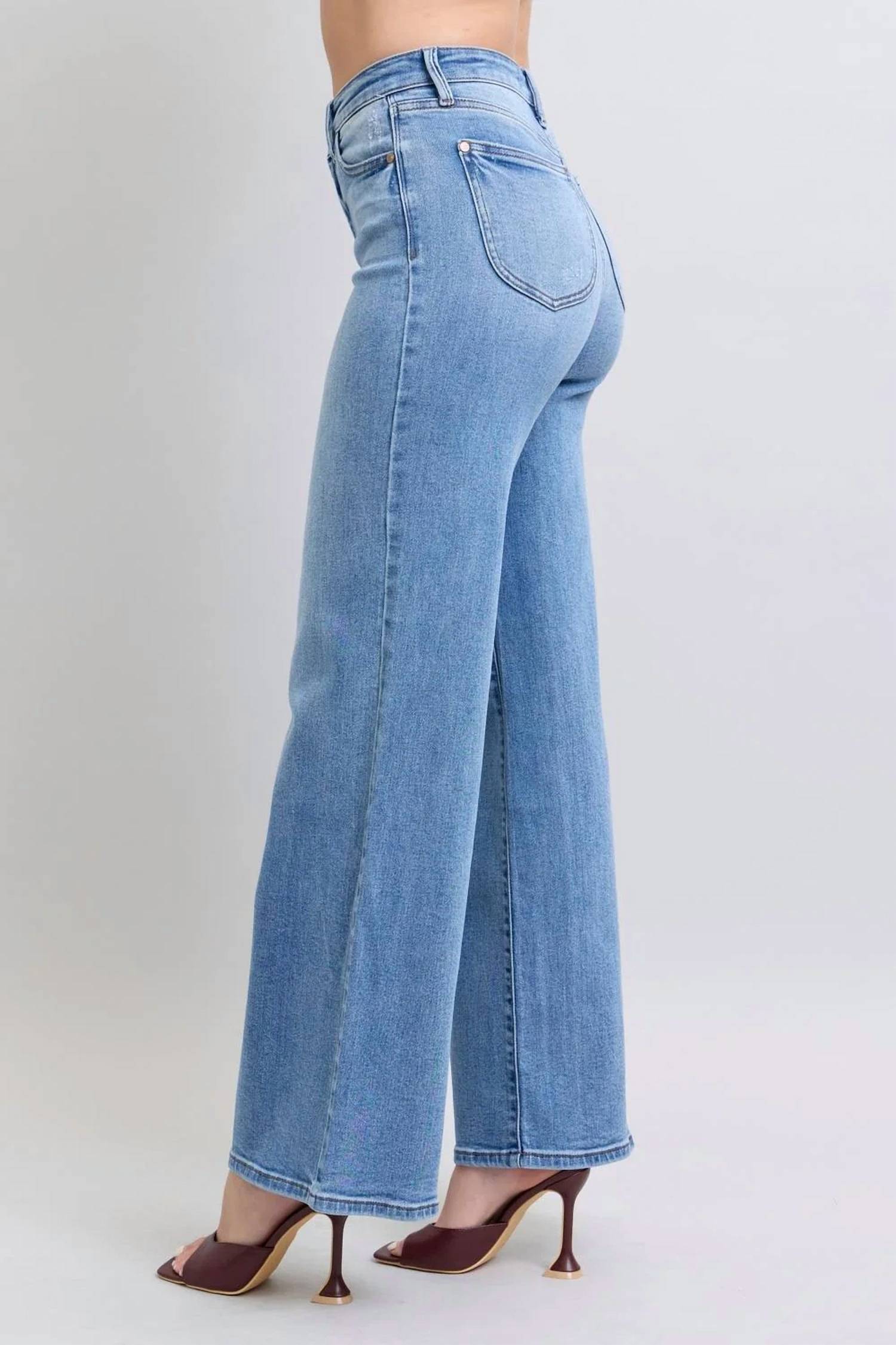 Judy Blue - High Waist Retro Wide Leg Jeans