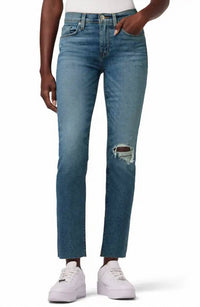 Hudson - Nico Mid Rise Straight Ankle Jeans