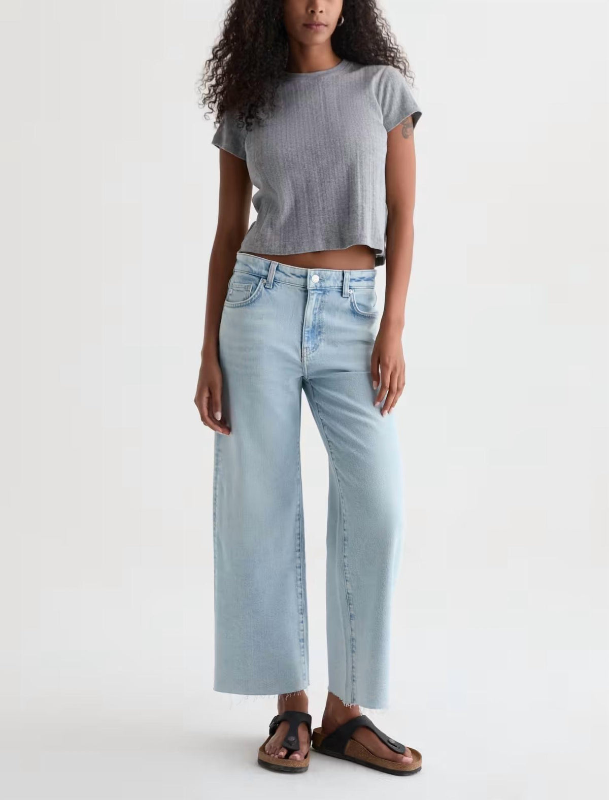 Ag Jeans - Saige Wide Leg Crop Jeans