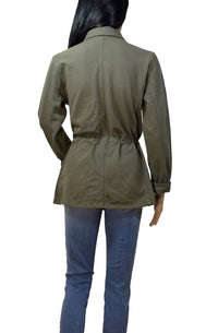 Women Argn Drawstrings Lightweight Jacket
