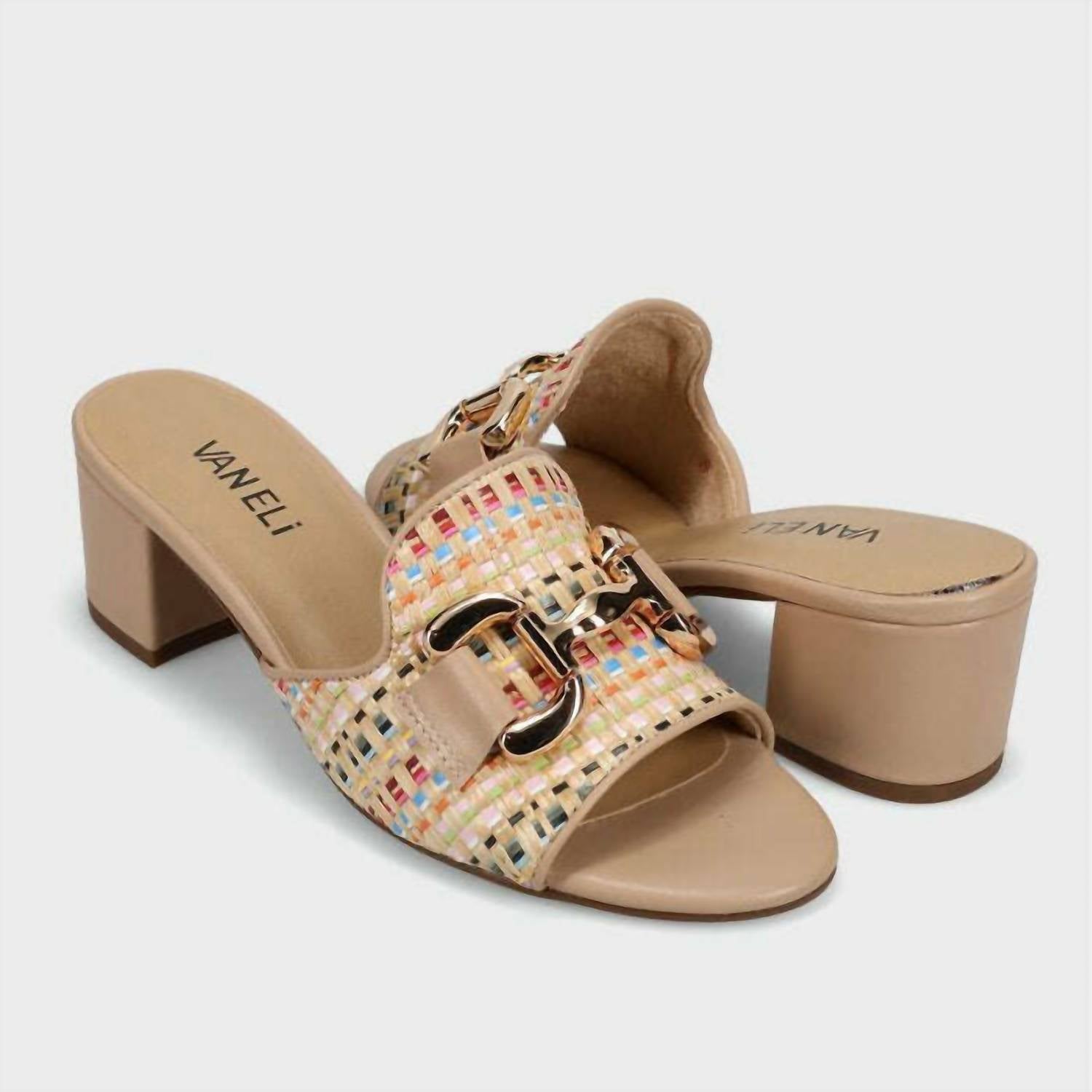 Vaneli - Women's Oksana Low Heel Sandal
