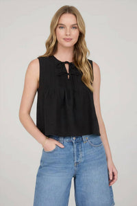 Blu Pepper - Zoey Pintuck Detail Sleeveless Top