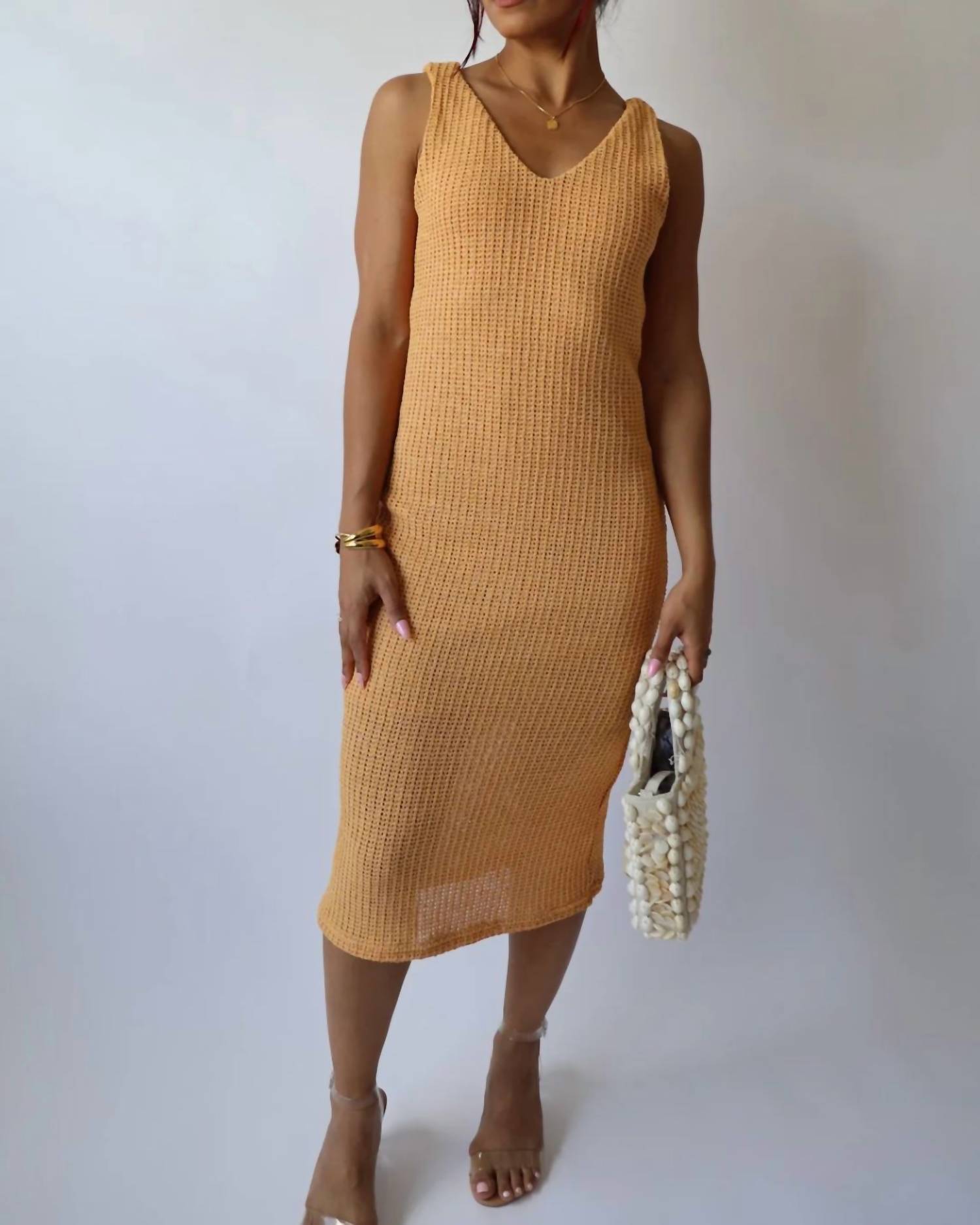 Gilli - Hour Knit Midi Dress