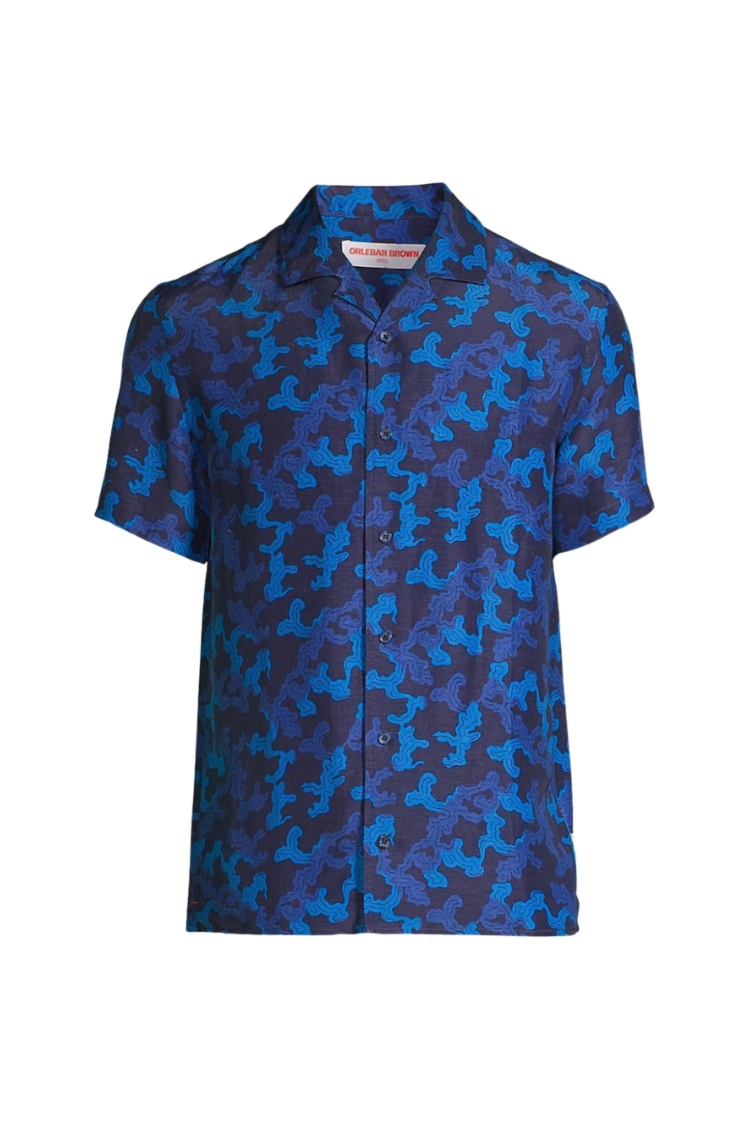 Orlebar Brown - Hibbert Current Linen-blend Shirt