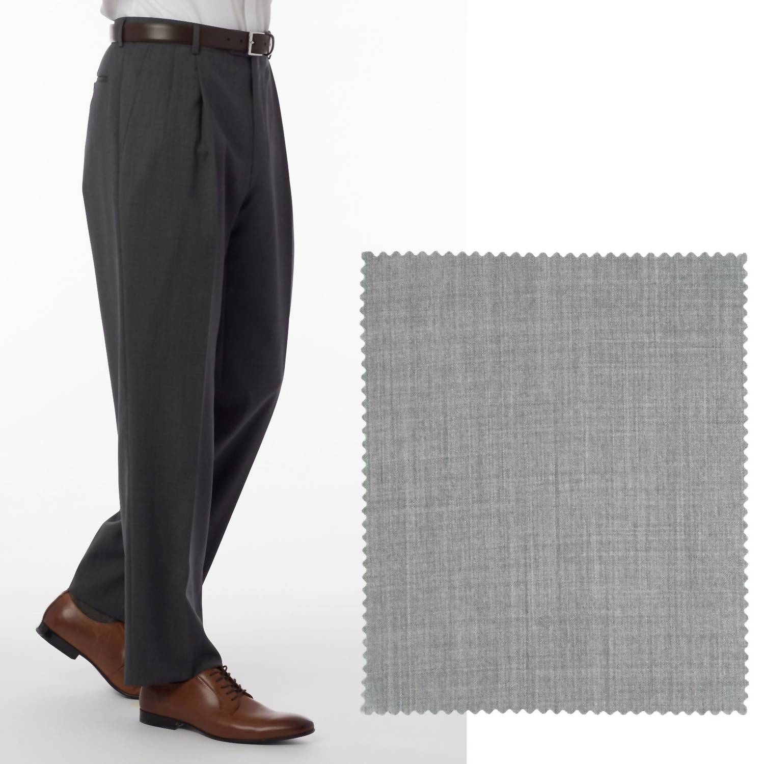 Ballin - Long Fit Super 120s Wool Gabardine Comfort-eze Trouser