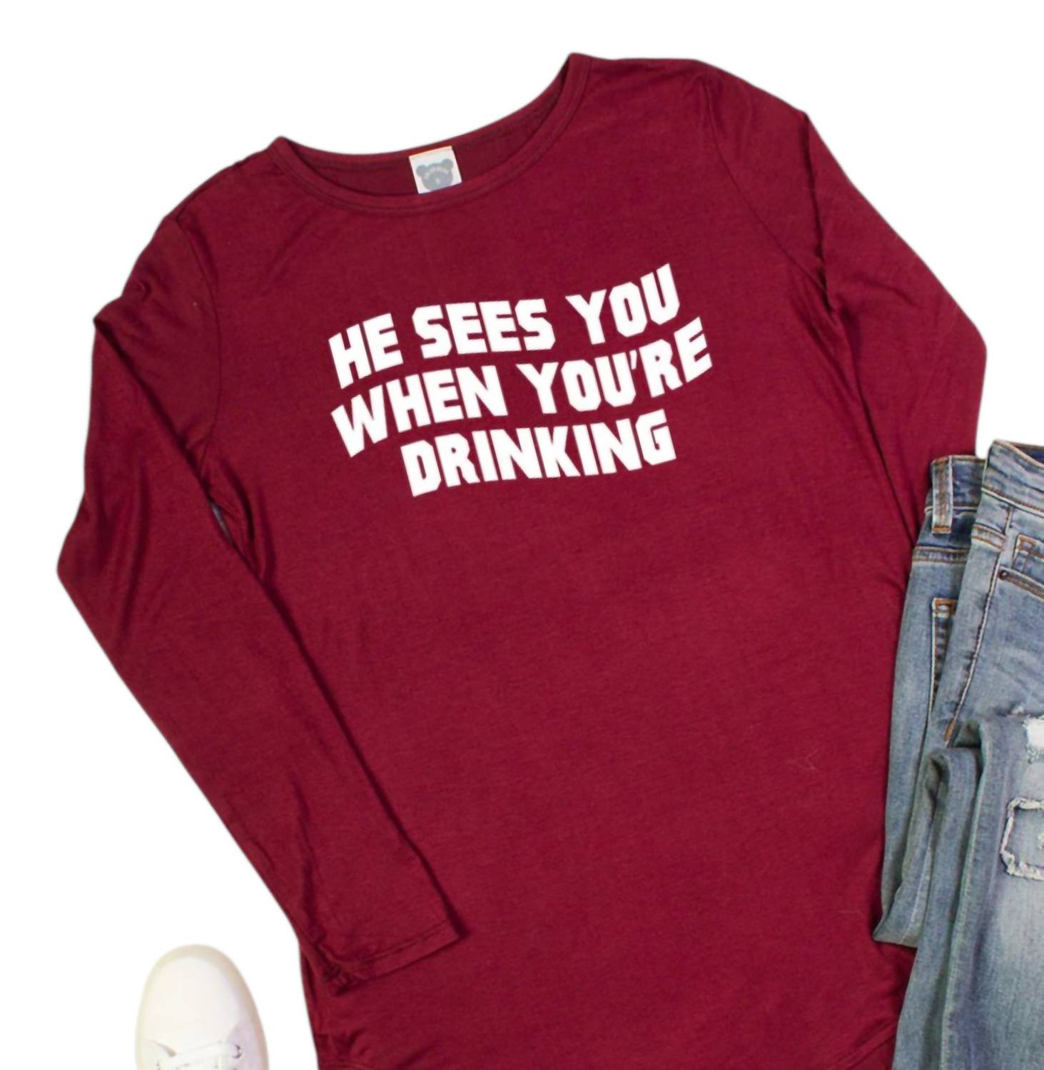 Color Bear - Women's He Sees You Drinking