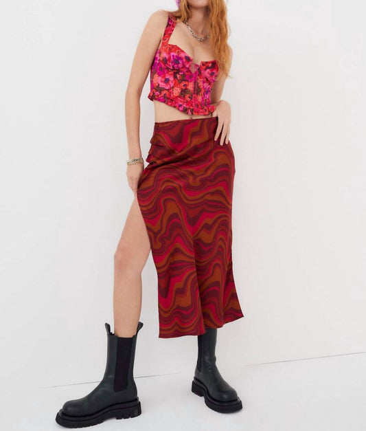 For Love & Lemons - ELEANOR MIDI SKIRT