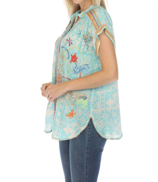 Johnny Was - Dionne Button Down Blouse