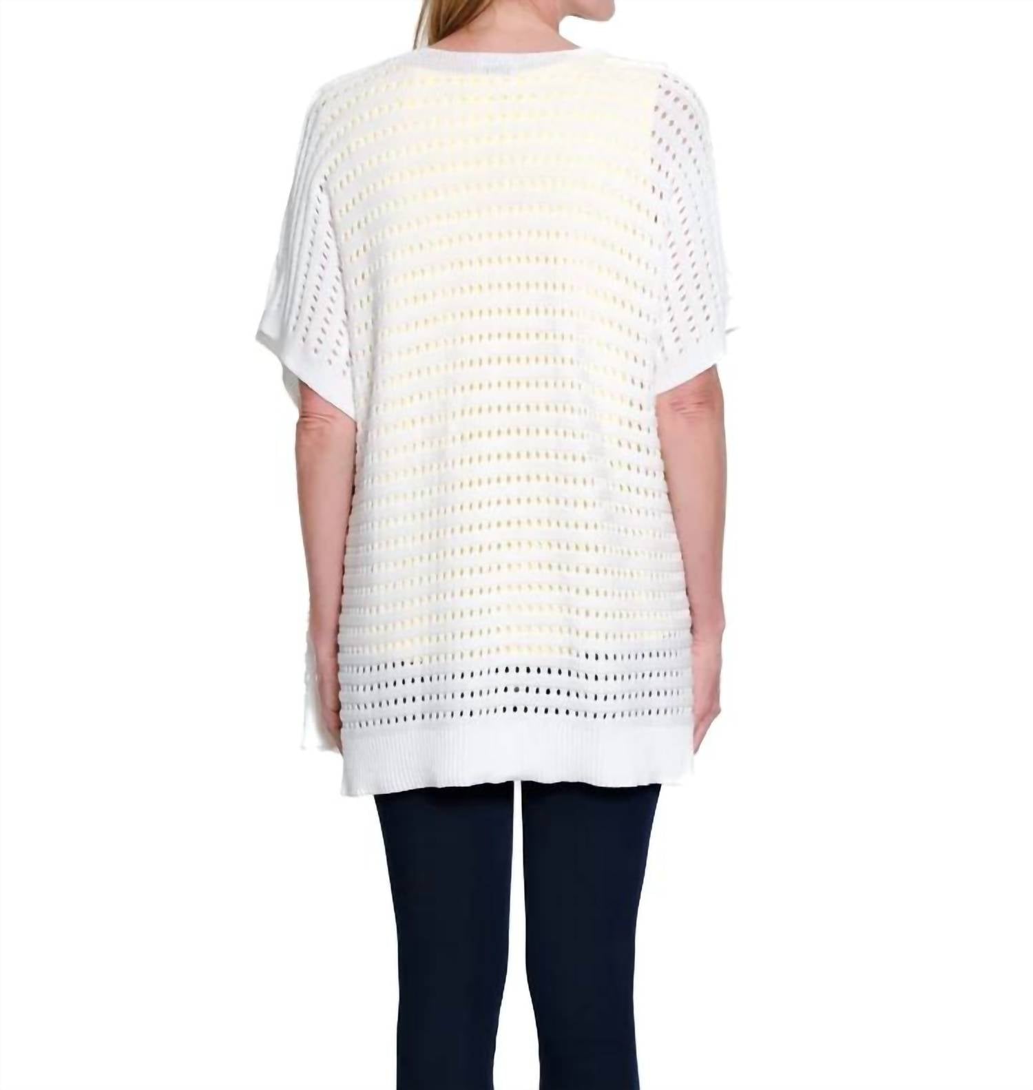 Multiples - Open Front Sweater Cardigan