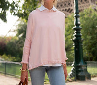 Mersea - Catalina Cotton Ruffle Sweater