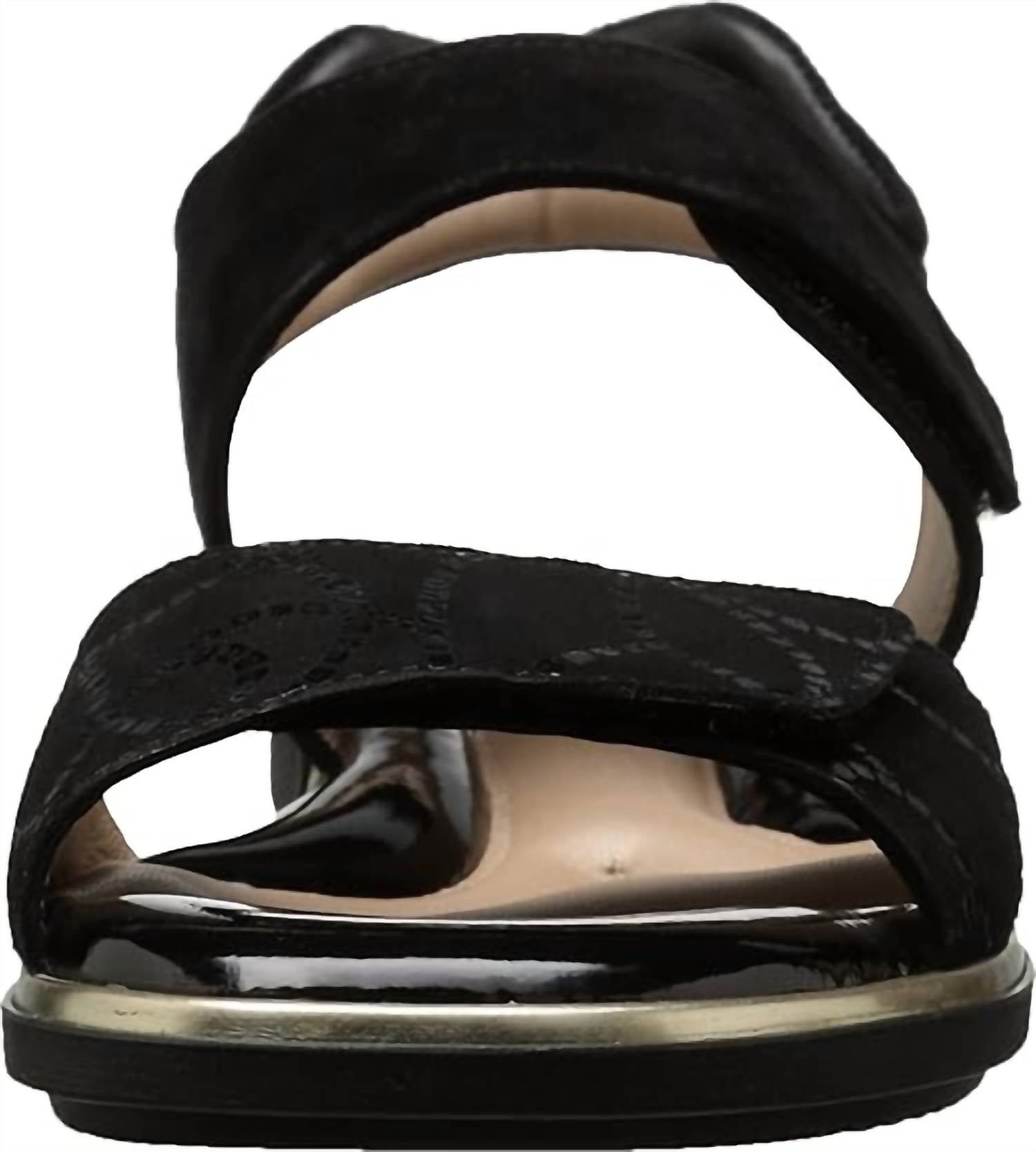 Beautifeel Women's Romi Dress Sandal in black - women's sandal - detail view