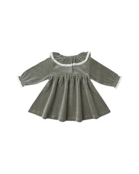 Quincy Mae - Girls' Velour Baby Dress