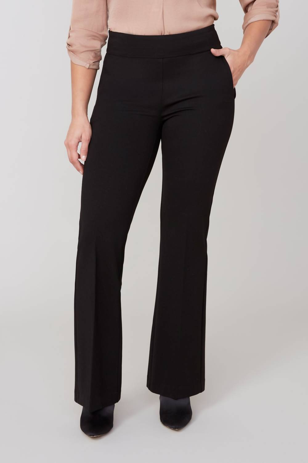 Renuar Pull On Trousers in black - women's pants - alternate view