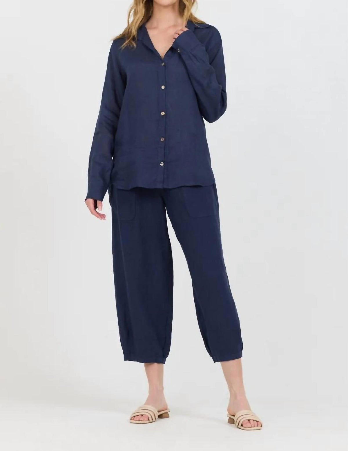 Fresh Laundry - Linen Button Up Shirt