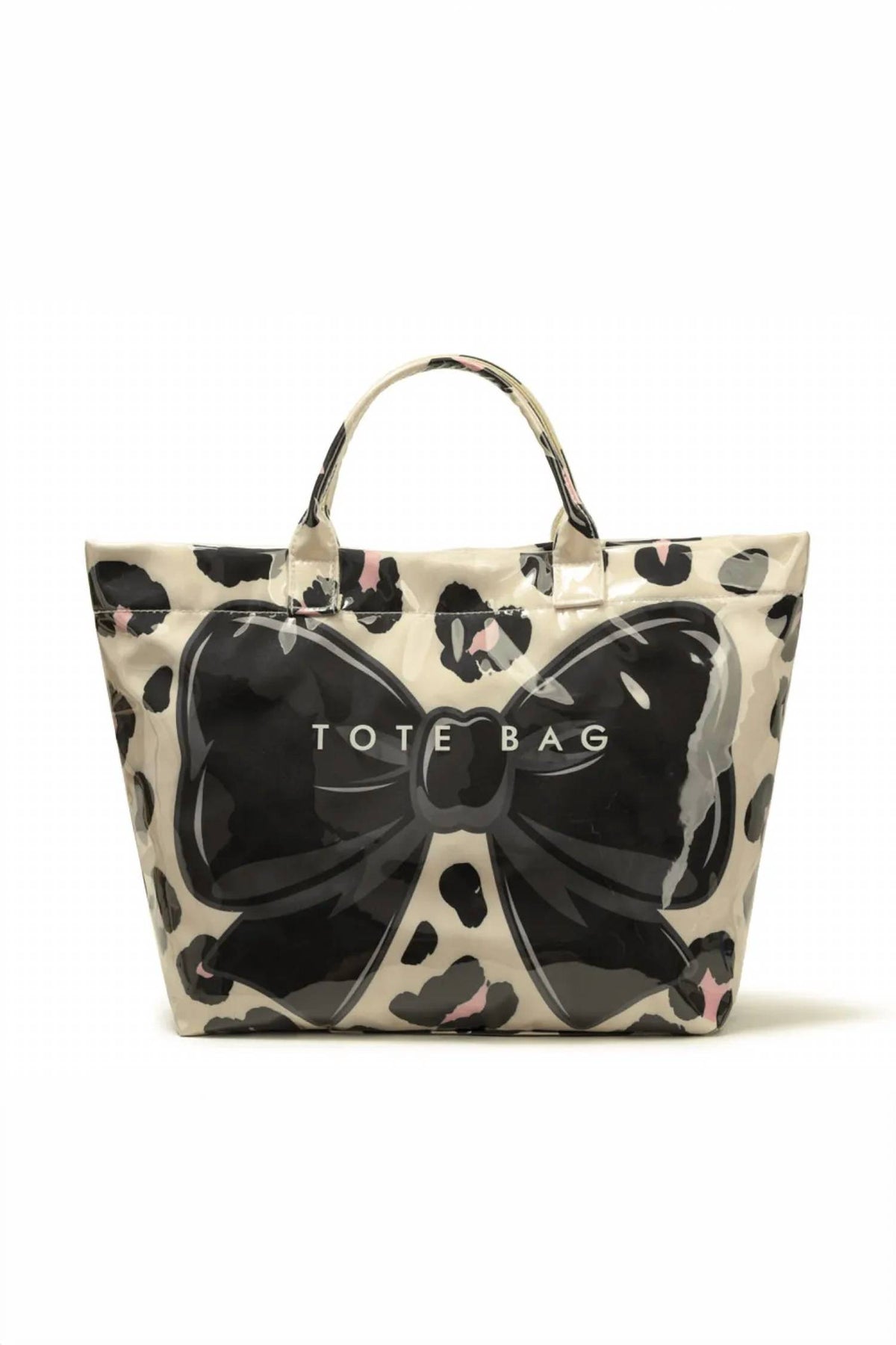 66Disco - Leopard Bow Tote Bag