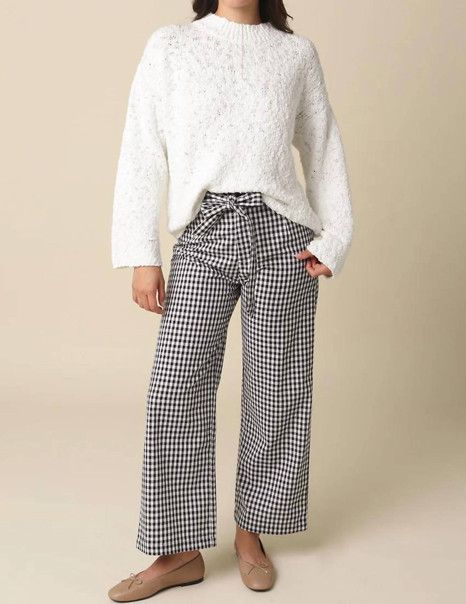 Olivaceous - Charlie Gingham Pant