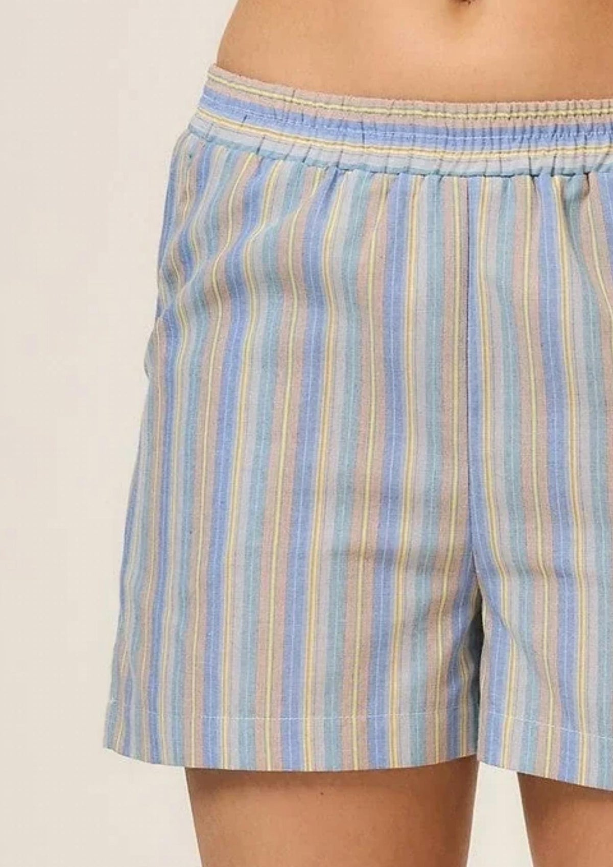 Cozy Co. - Stripe Pocket Shorts