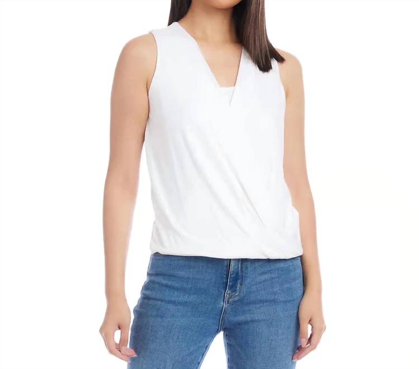 Karen Kane - Oakland Layered Drape Front Top