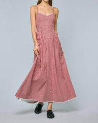 Sky To Moon - Gingham Maxi Dress