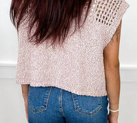 Mystree - Always Lush Cotton Blend Short Sleeve Cardigan