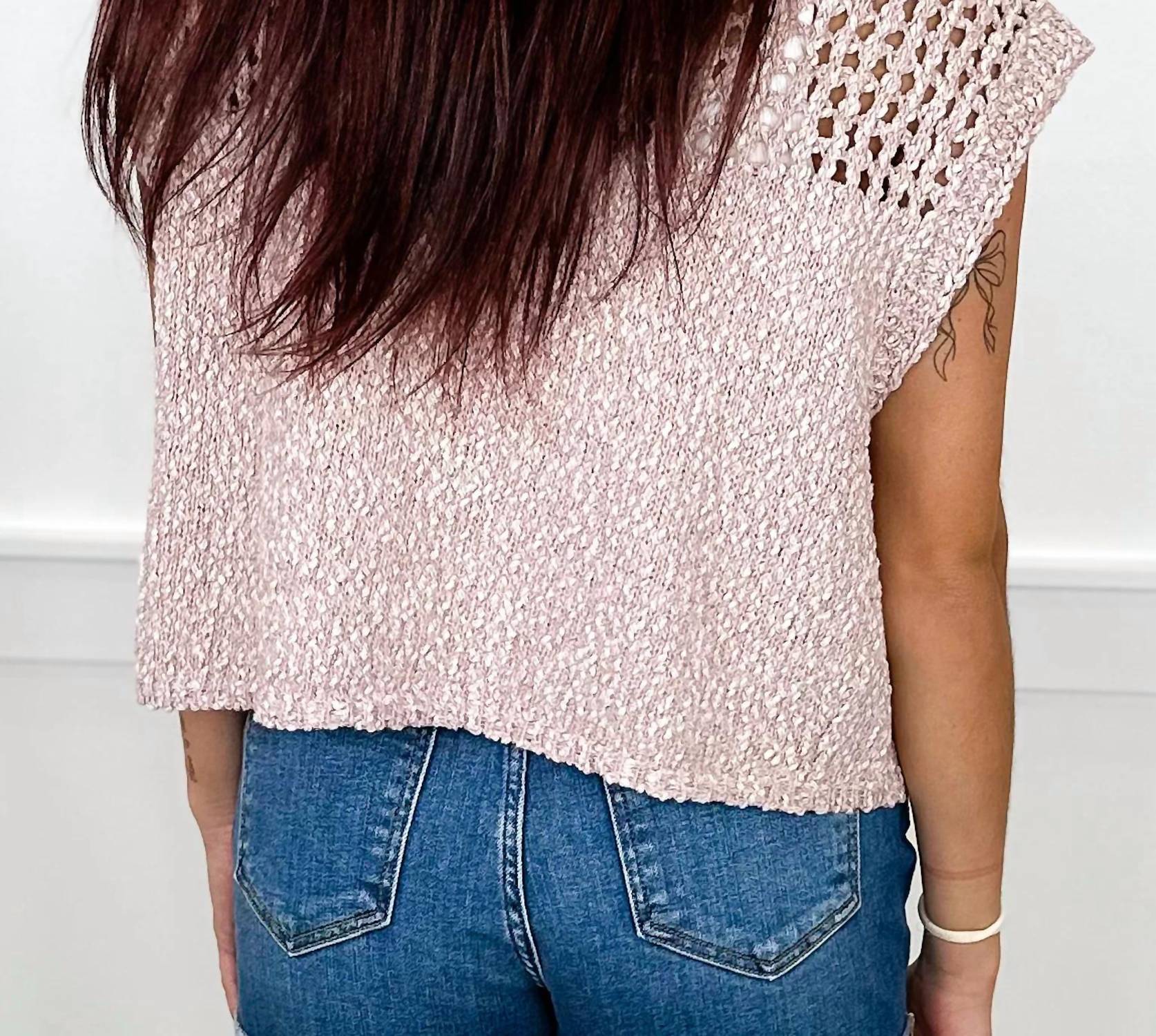 Mystree - Always Lush Cotton Blend Short Sleeve Cardigan