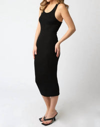 Golden - Jezebel Ribbed Racerback Bodycon Dress