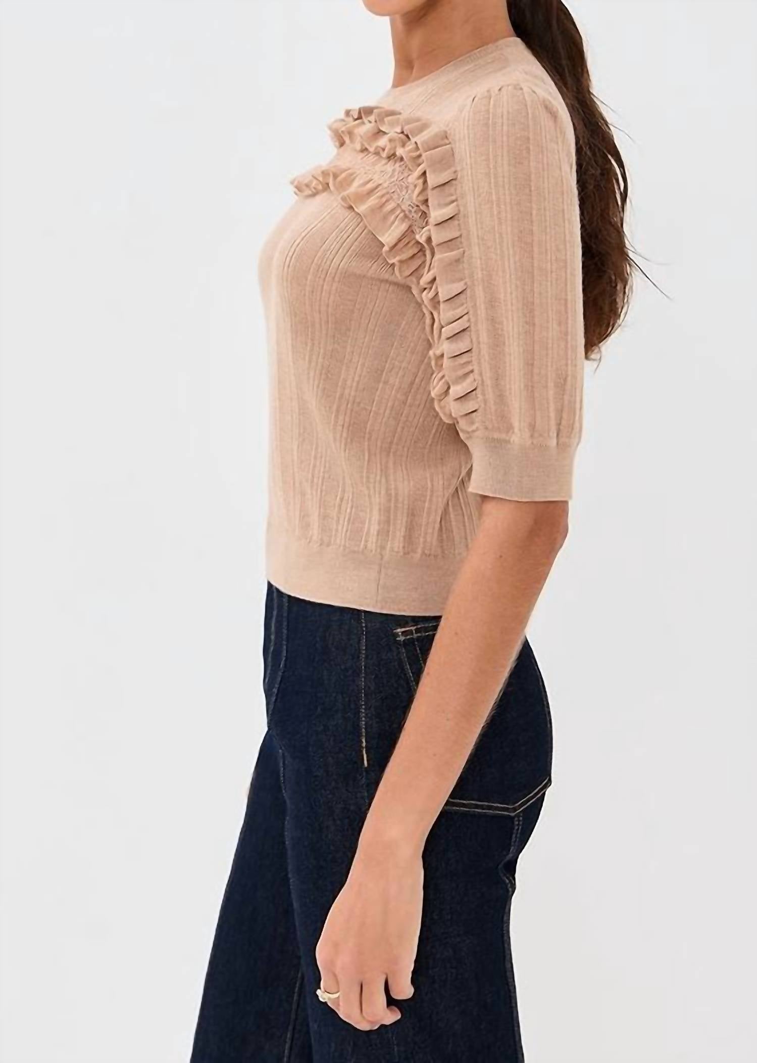Ulla Johnson - Salima Short Sleeve Knit Top