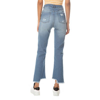 Myra Velorus High Rise Straight Jeans in light blue - women's jeans - view 5