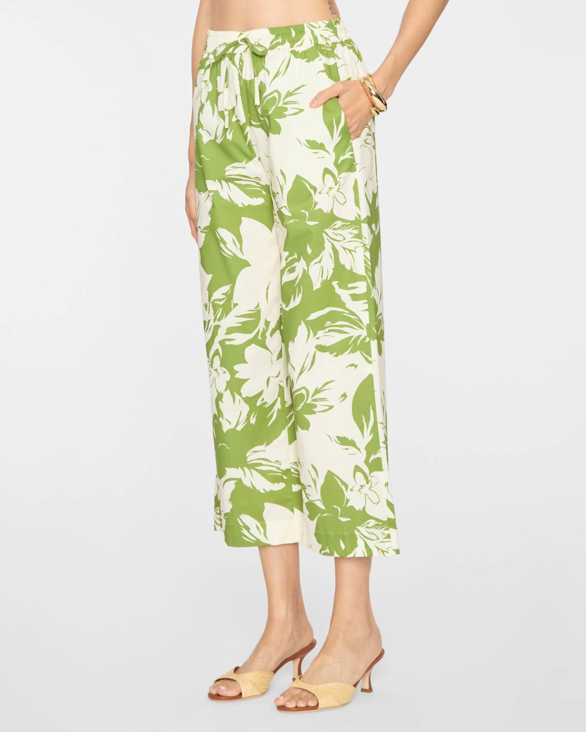 Misa Los Angeles - Colette Cropped Wide Leg Pant