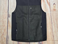F/X Fusion Men's Collared Field Vest in black - men's jacket