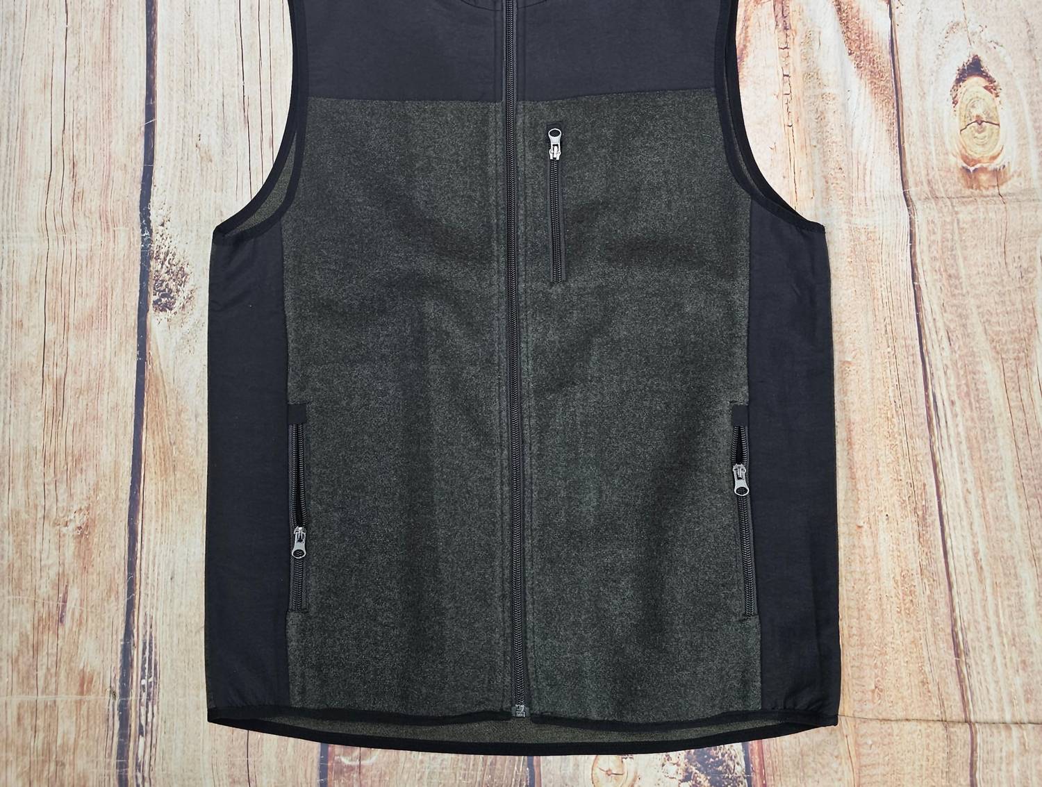 F/X Fusion Men's Collared Field Vest in black - men's jacket