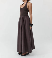 St. Agni - Halter Gathered Dress