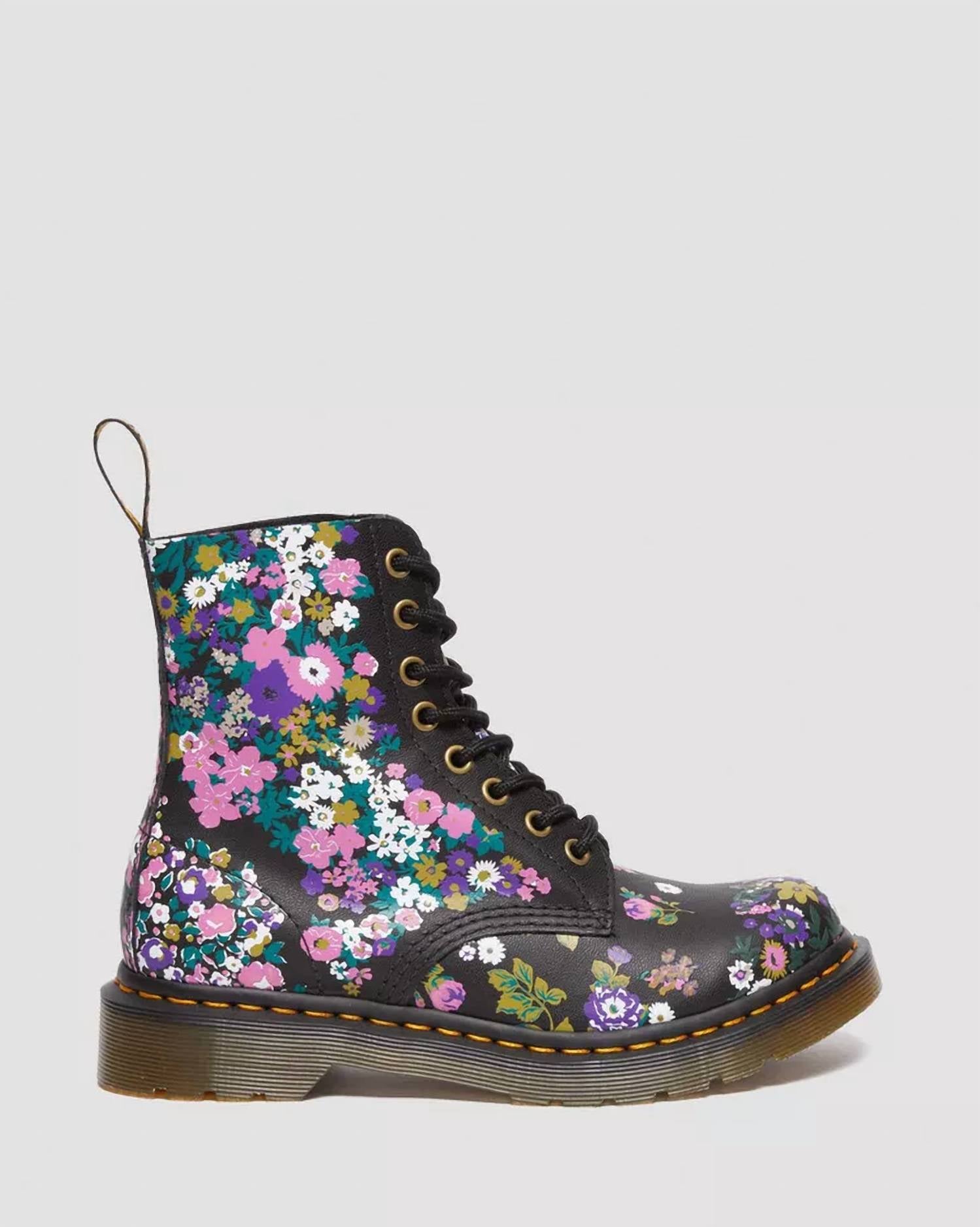 Dr. Martens - Women's 1460 Vintage Floral Leather Lace Up Boot