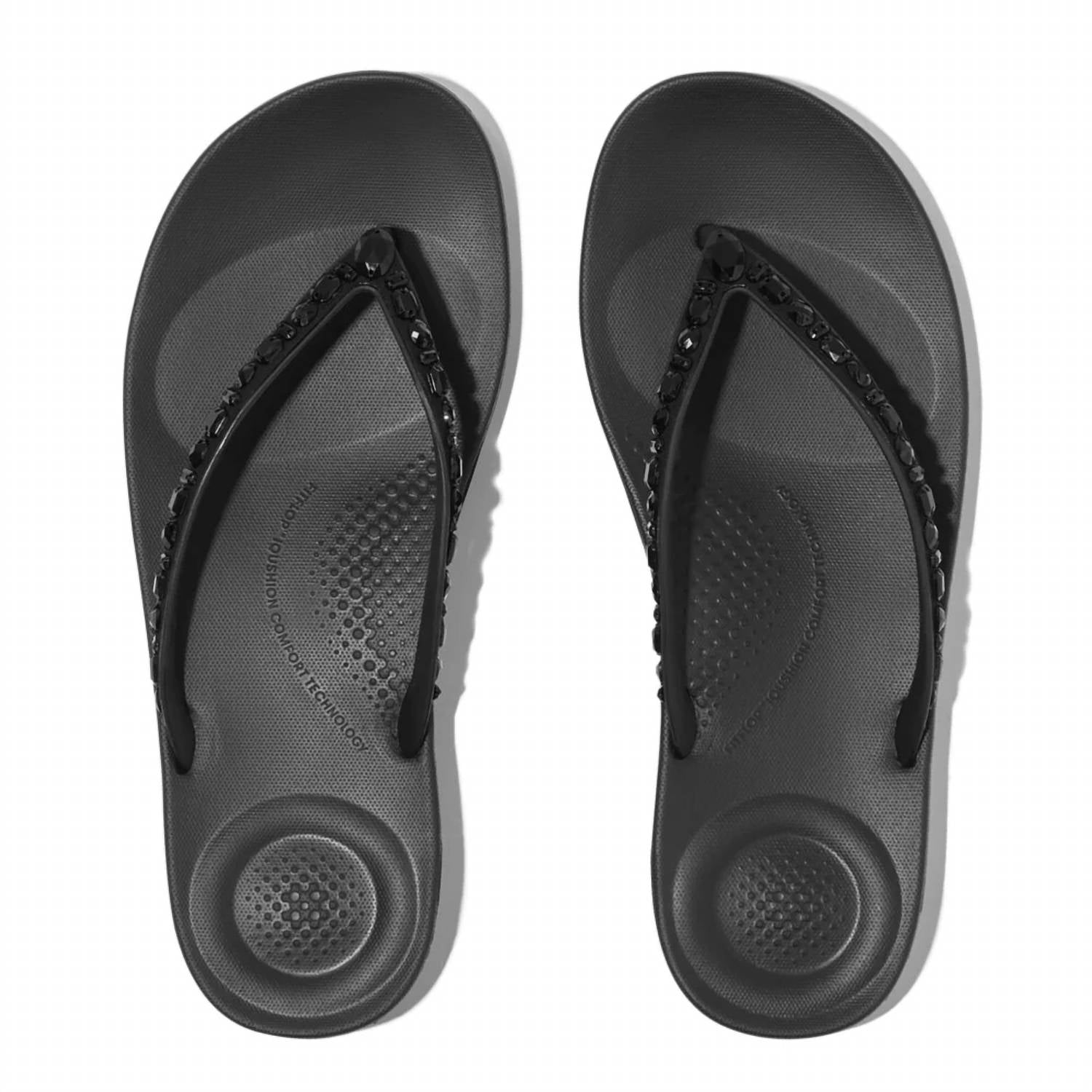 Fitflop - Women's Iqushion Multi-crystal Ergonomic Flip-flops