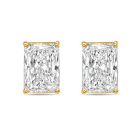 Diana M Jewels - Women's Radiant Lab-grown Diamond Stud Earrings (5.00 Tcw) - Statement