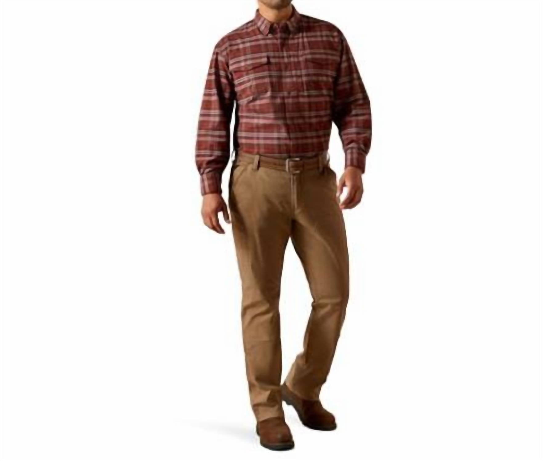 Ariat - Men's Rebar Flannel Durastretch Work Shirt