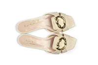 Rupert Sanderson - Women's Alvara Natural Raffia Slide