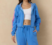 Vintage Havana - Sea Bright Zip Up Hoodie