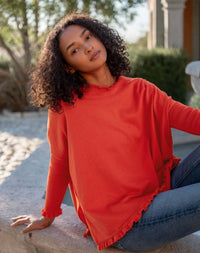 Mersea - Catalina Ruffle Cotton Sweater