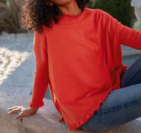 Mersea - Catalina Ruffle Cotton Sweater