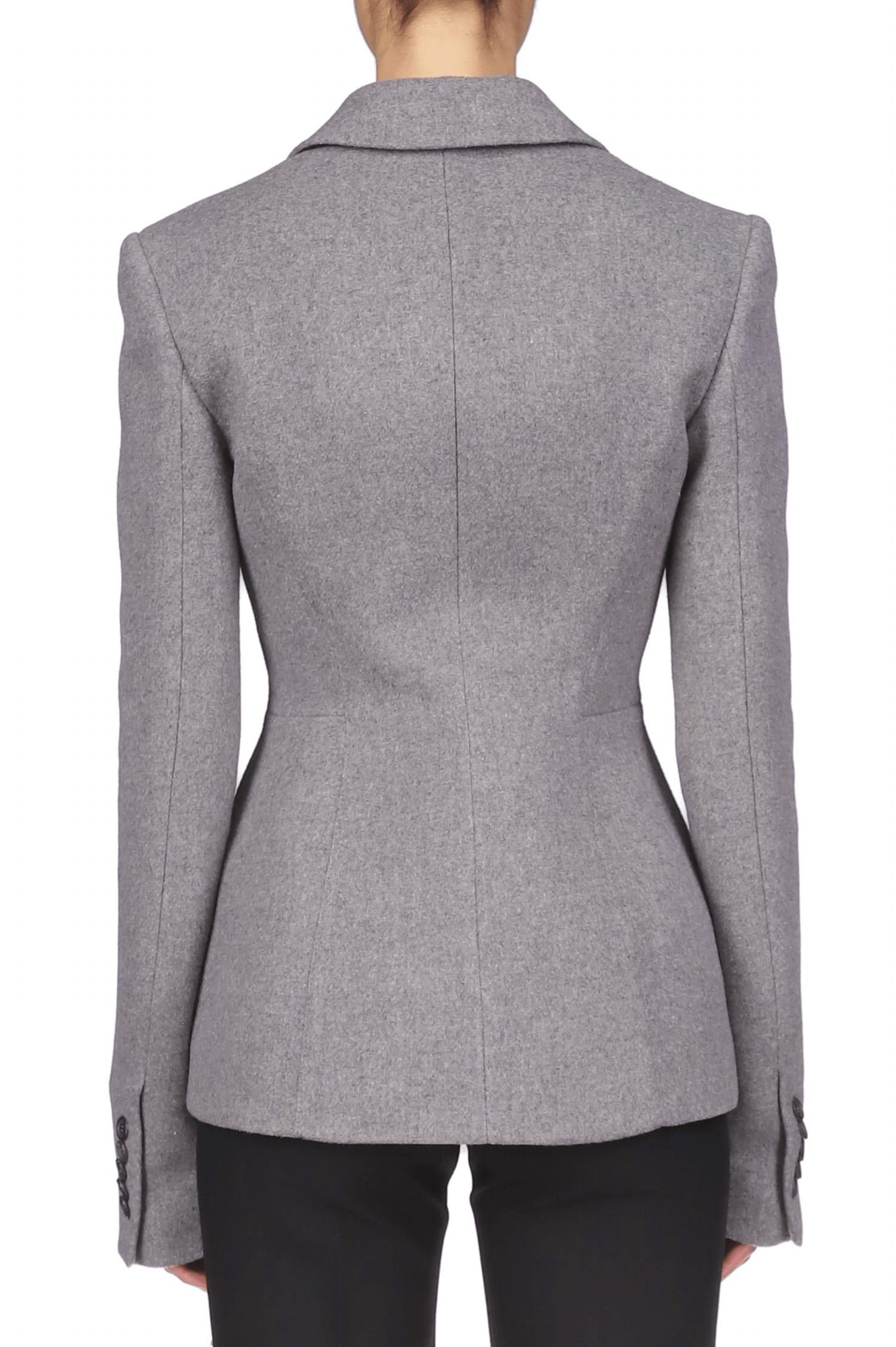 Marina Moscone - Waisted Basque Blazer Jacket