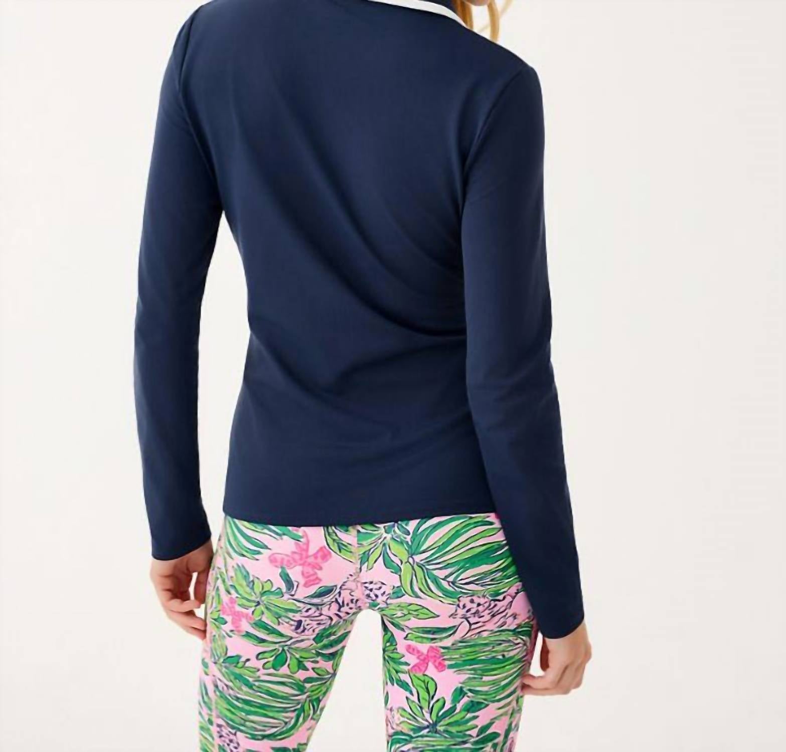 Lilly Pulitzer - Frida Half Zip Long Sleeve Top