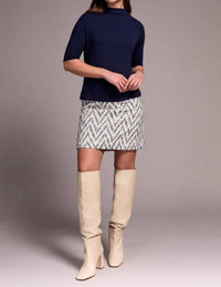 Tribal - Line Fitted Mini Skirt