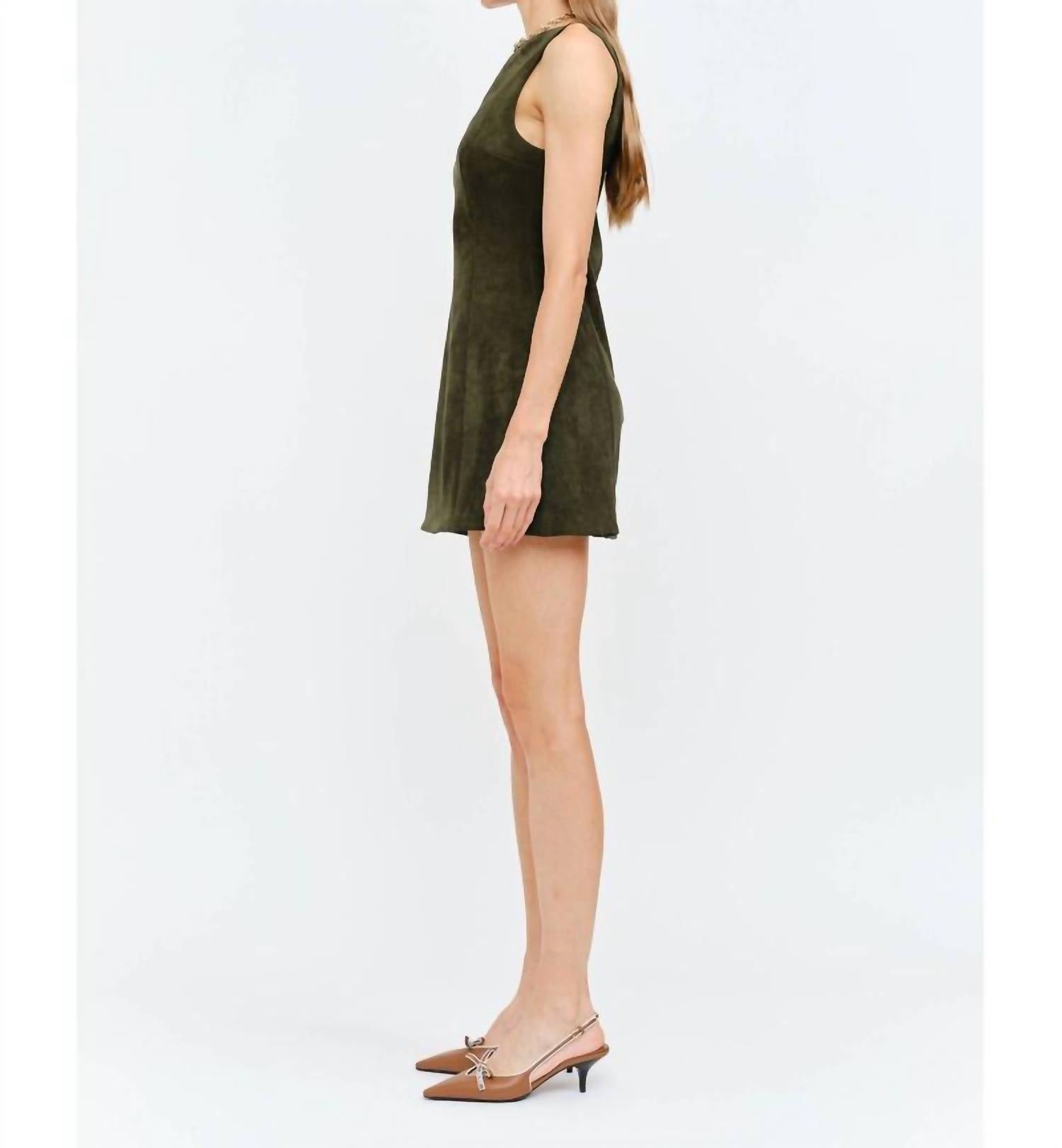 Sofie the Label Louisa Dress in olive - women's dress - view 7