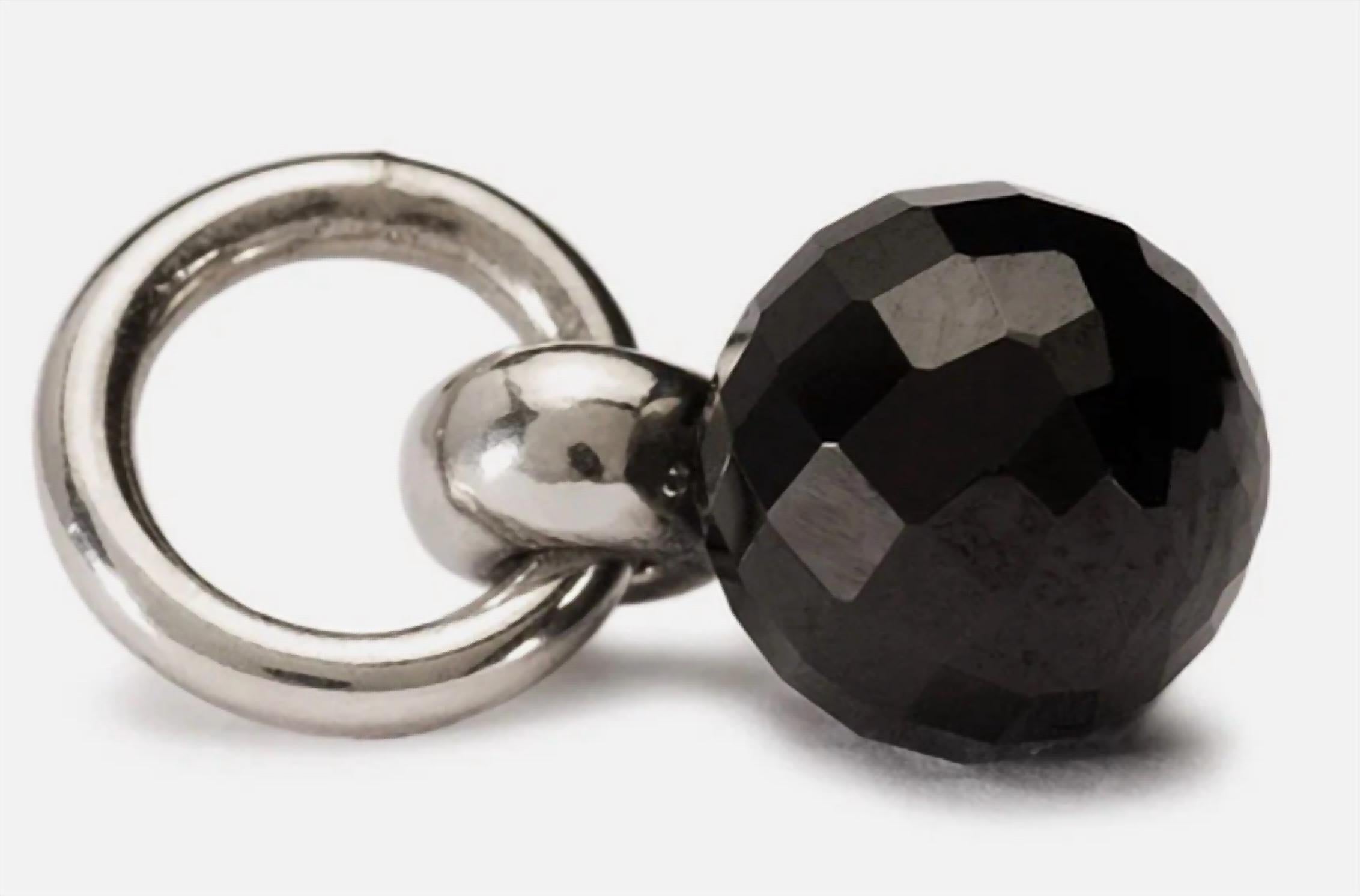 Trollbeads Women's Spinel Tassel Bead Charm in black - women's accessory